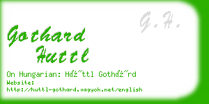 gothard huttl business card